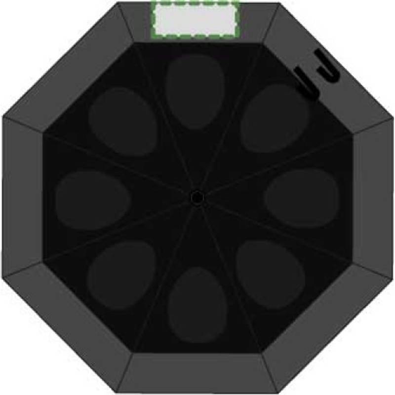 Golfový dáždnik, čierna Golfový dáždnik, čierna