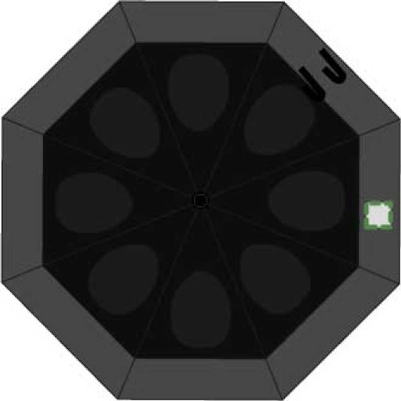 Golfový dáždnik, čierna Golfový dáždnik, čierna