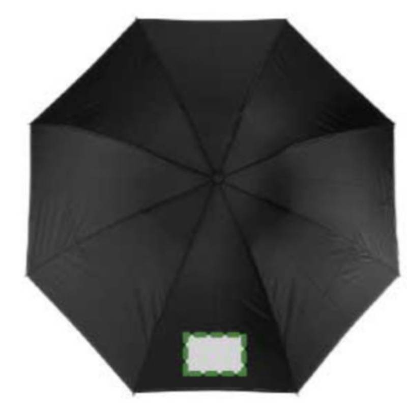 Skládací automatický OC deštník, průměr 105cm, černý Skládací automatický OC deštník, průměr 105cm, černý