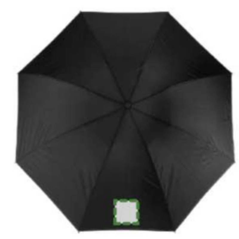 Skládací automatický OC deštník, průměr 105cm, černý Skládací automatický OC deštník, průměr 105cm, černý