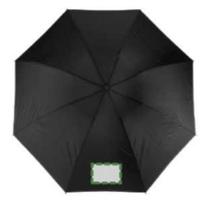 Skládací automatický OC deštník, průměr 105cm, černý Skládací automatický OC deštník, průměr 105cm, černý