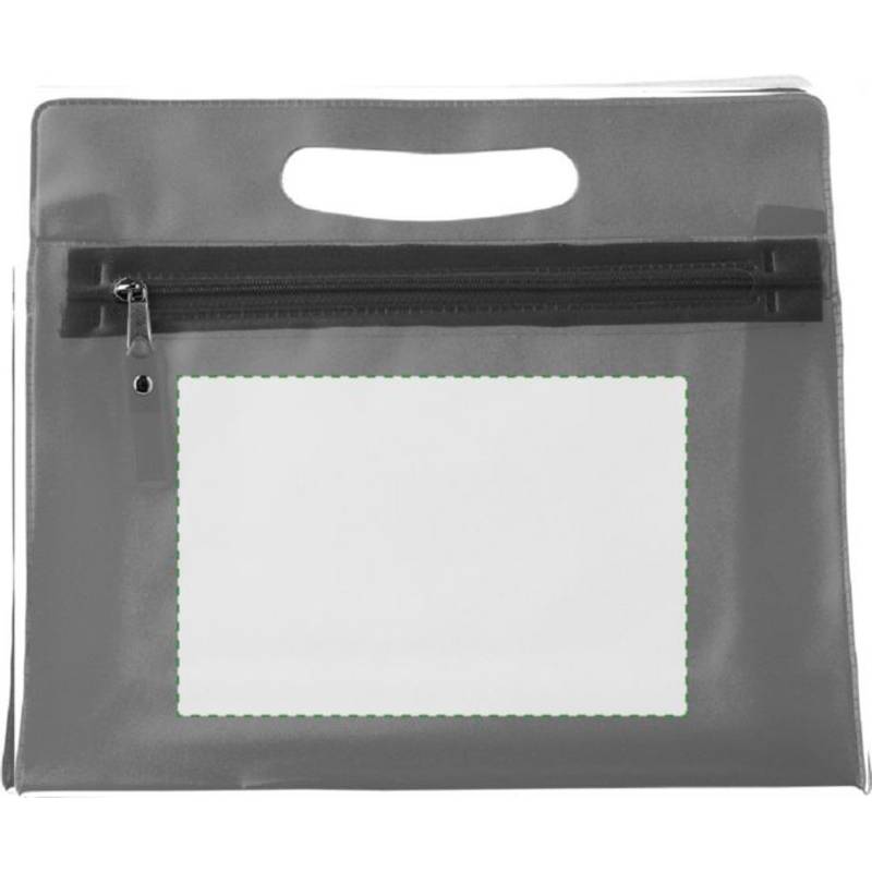 NATESA KOZMETICKÁ TAŠKA Z PVC NA ZIPS, ORANŽOVÁ NATESA KOZMETICKÁ TAŠKA Z PVC NA ZIPS, ORANŽOVÁ