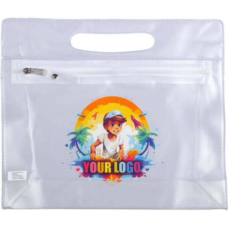 NATESA KOZMETICKÁ TAŠKA Z PVC NA ZIPS, ORANŽOVÁ NATESA KOZMETICKÁ TAŠKA Z PVC NA ZIPS, ORANŽOVÁ