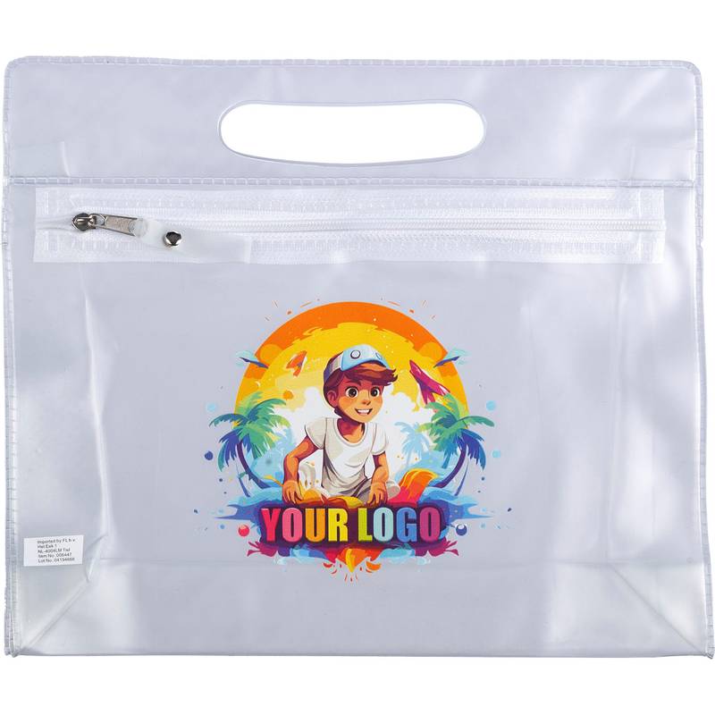 NATESA KOZMETICKÁ TAŠKA Z PVC NA ZIPS, ORANŽOVÁ NATESA KOZMETICKÁ TAŠKA Z PVC NA ZIPS, ORANŽOVÁ