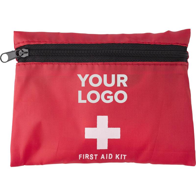Súprava prvej pomoci, červená Súprava prvej pomoci, červená