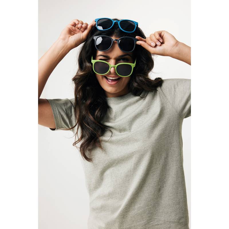 LERMO eko sluneční brýle z pšeničné slámy, modrá LERMO eko sluneční brýle z pšeničné slámy, modrá