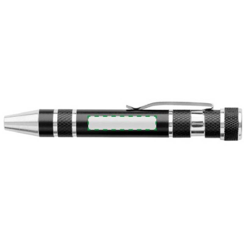 REDMAN Sada teleskopiskej baterky, pera a 8 bitov, čierna REDMAN Sada teleskopiskej baterky, pera a 8 bitov, čierna