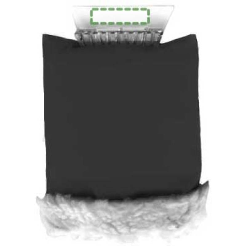 RACLE plastová škrabka, rukavica, čierna RACLE plastová škrabka, rukavica, čierna