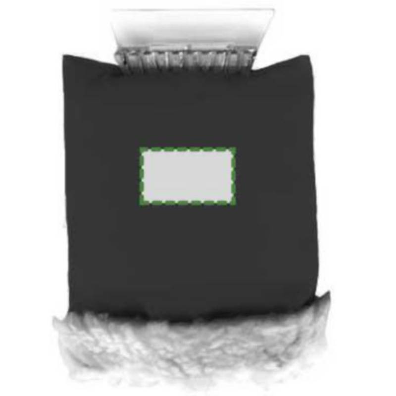 RACLE plastová škrabka, rukavica, čierna RACLE plastová škrabka, rukavica, čierna