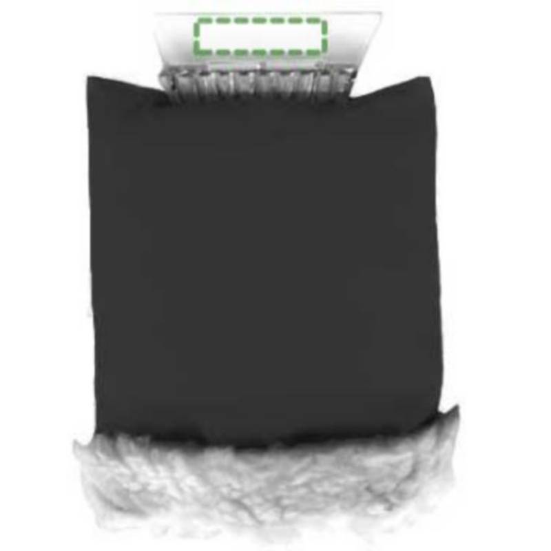 RACLE plastová škrabka, rukavica, čierna RACLE plastová škrabka, rukavica, čierna