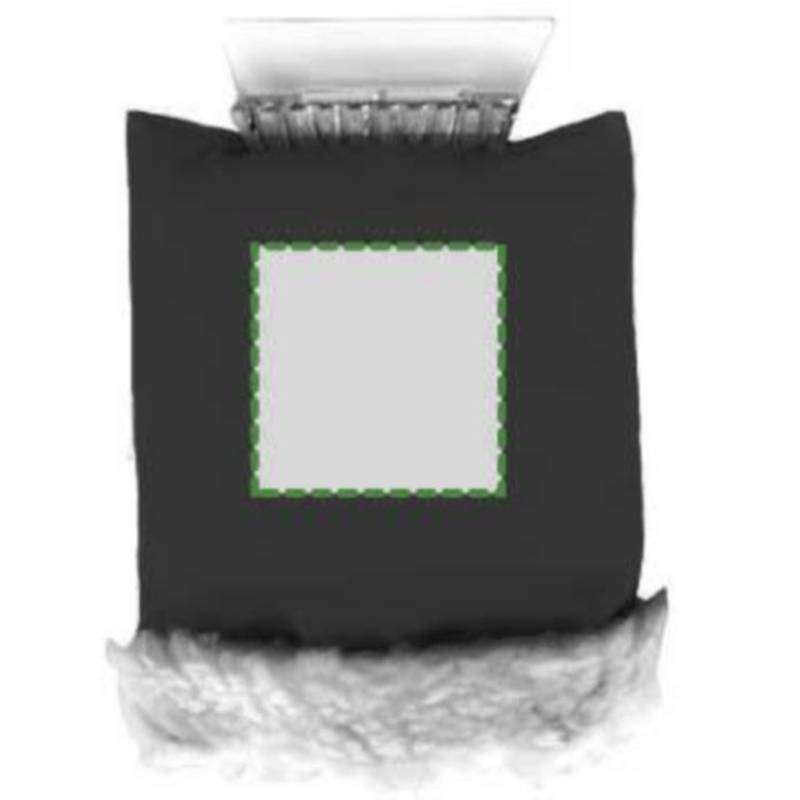 RACLE plastová škrabka, rukavica, čierna RACLE plastová škrabka, rukavica, čierna