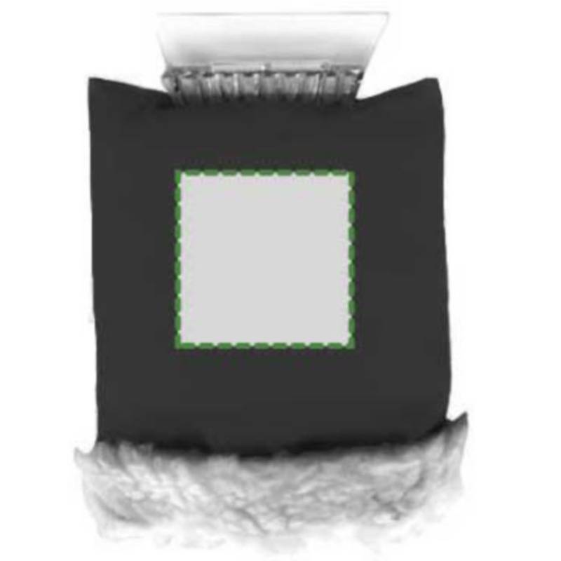 RACLE plastová škrabka, rukavica, čierna RACLE plastová škrabka, rukavica, čierna