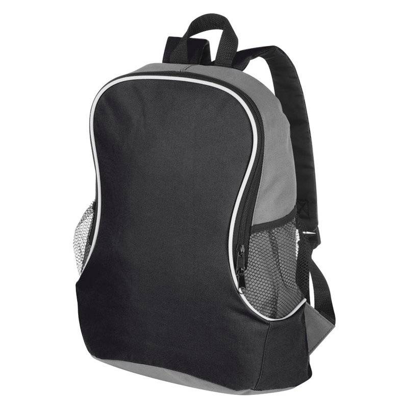 Ruksak so sieťovanými vreckami na fľaše, čierna Ruksak so sieťovanými vreckami na fľaše, čierna