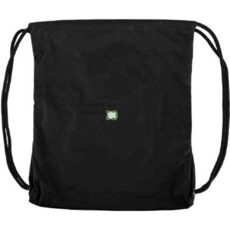 PANGOR sťahovací batoh s vreckom na zips, čierny PANGOR sťahovací batoh s vreckom na zips, čierny