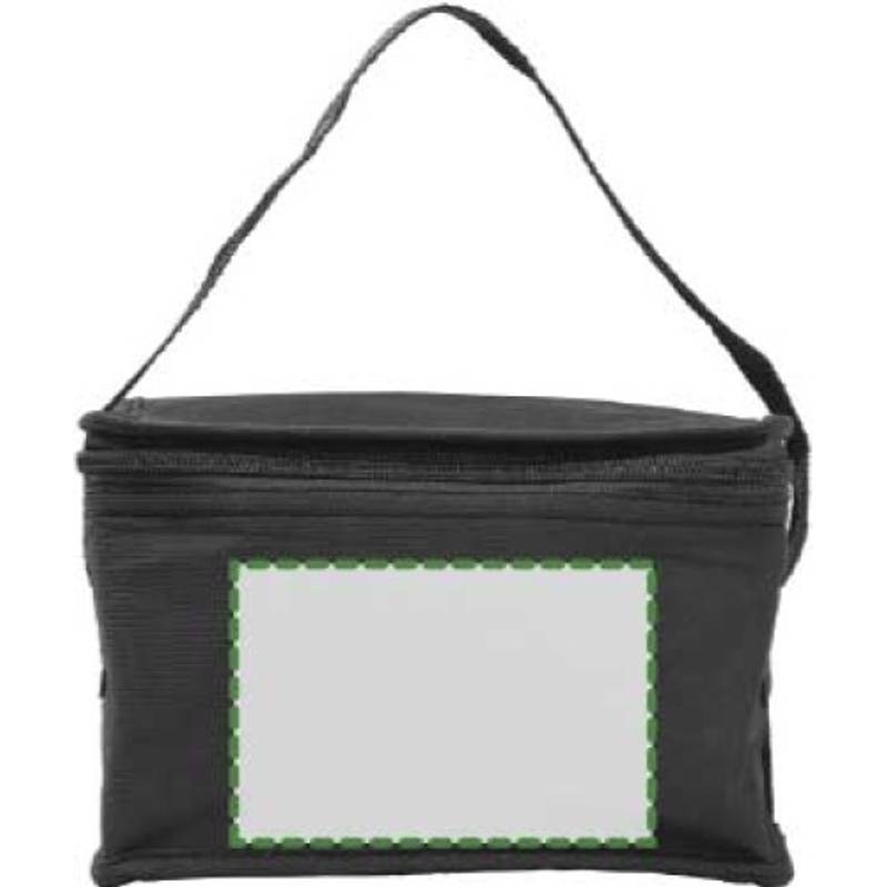 Chladící taška na 6 plechovek, netkaná textilie, bílá Chladící taška na 6 plechovek, netkaná textilie, bílá