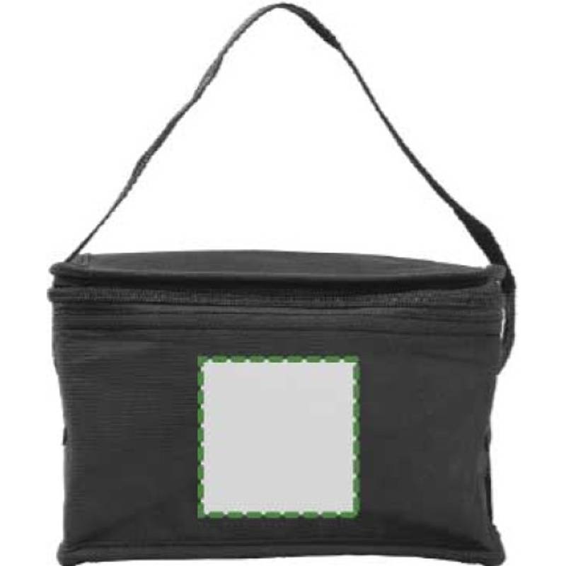 Chladící taška na 6 plechovek, netkaná textilie, bílá Chladící taška na 6 plechovek, netkaná textilie, bílá