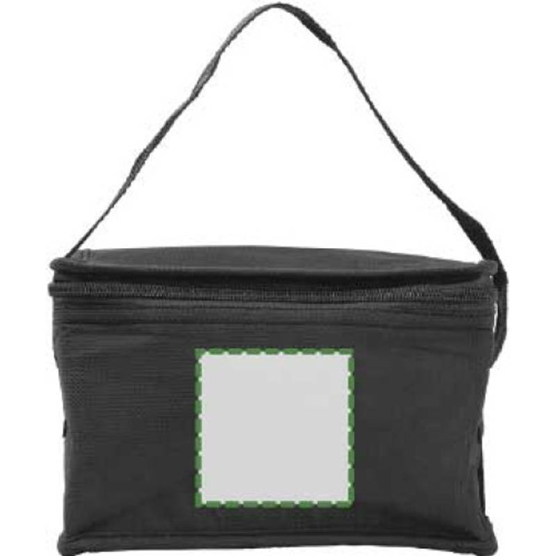 Chladící taška na 6 plechovek, netkaná textilie, bílá Chladící taška na 6 plechovek, netkaná textilie, bílá