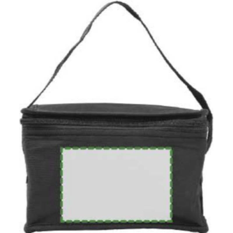 Chladící taška na 6 plechovek, netkaná textilie, bílá Chladící taška na 6 plechovek, netkaná textilie, bílá