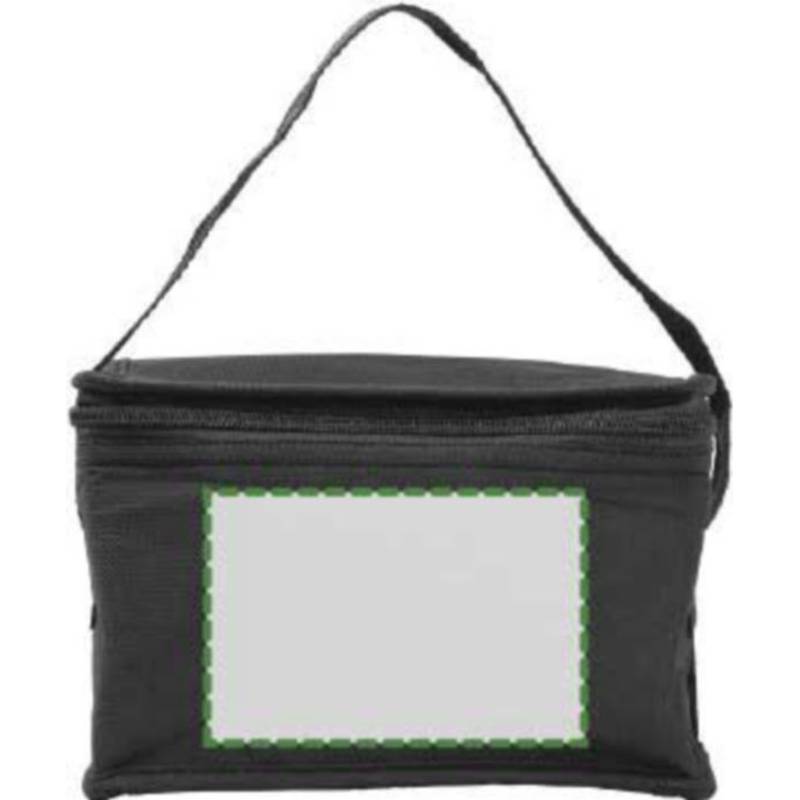 Chladící taška na 6 plechovek, netkaná textilie, bílá Chladící taška na 6 plechovek, netkaná textilie, bílá