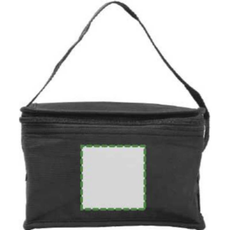 Chladící taška na 6 plechovek, netkaná textilie, bílá Chladící taška na 6 plechovek, netkaná textilie, bílá