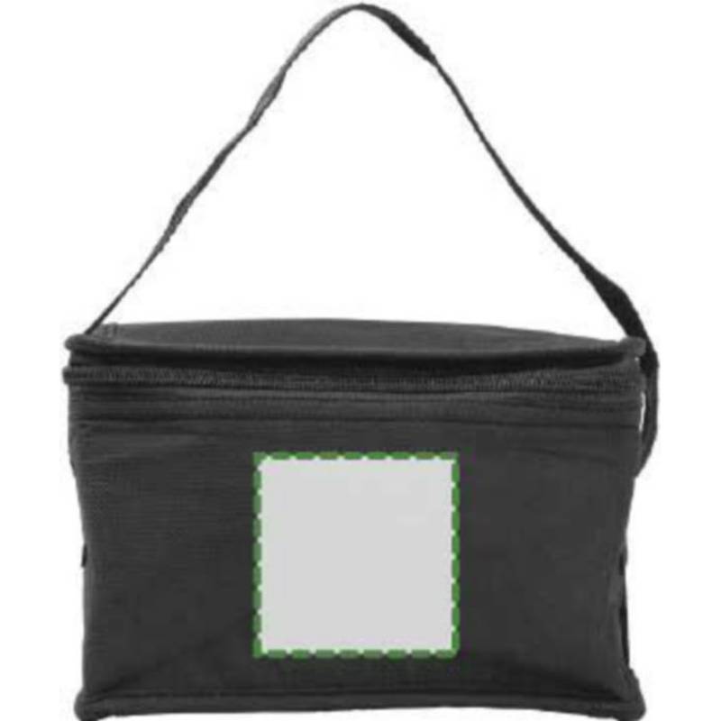 Chladící taška na 6 plechovek, netkaná textilie, bílá Chladící taška na 6 plechovek, netkaná textilie, bílá