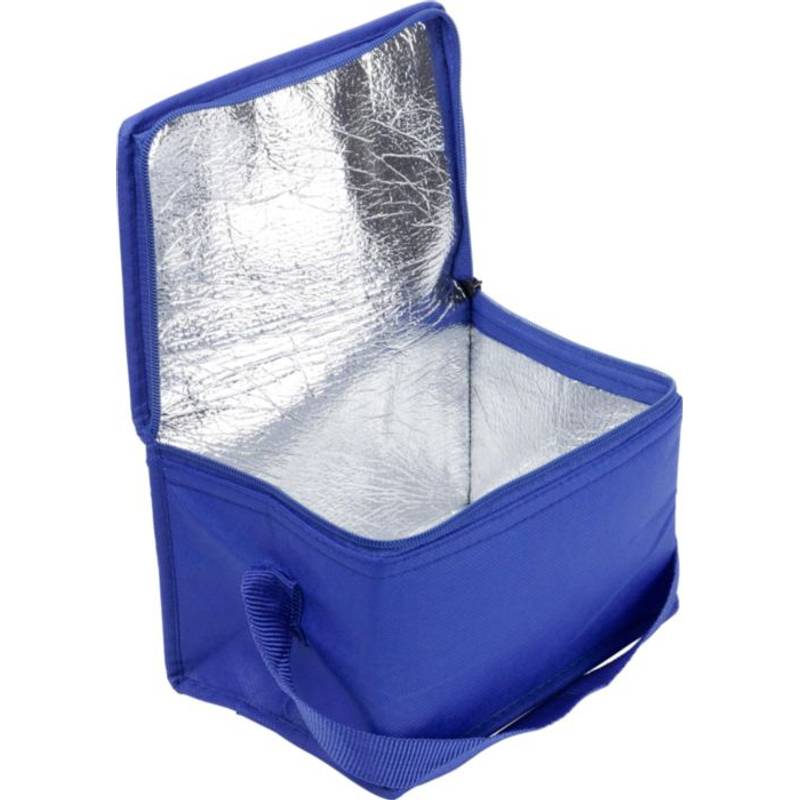 Chladící taška na 6 plechovek, netkaná textilie, bílá Chladící taška na 6 plechovek, netkaná textilie, bílá