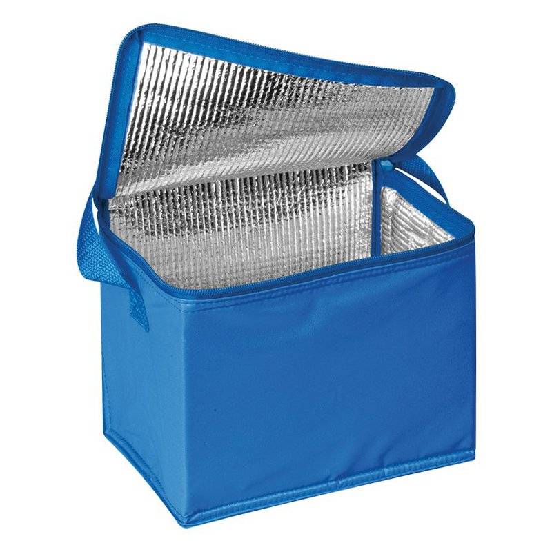 Chladiaca taška na 6 plechoviek 0,5 l, modrá Chladiaca taška na 6 plechoviek 0,5 l, modrá