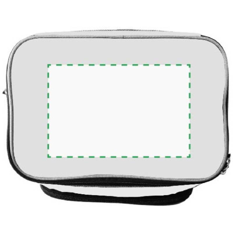 Chladiaca taška, 600D, zapínanie na zips, biela Chladiaca taška, 600D, zapínanie na zips, biela