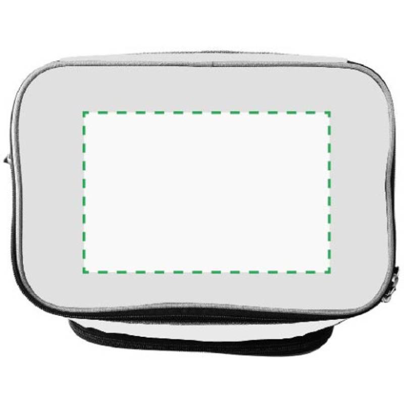 Chladiaca taška, 600D, zapínanie na zips, biela Chladiaca taška, 600D, zapínanie na zips, biela