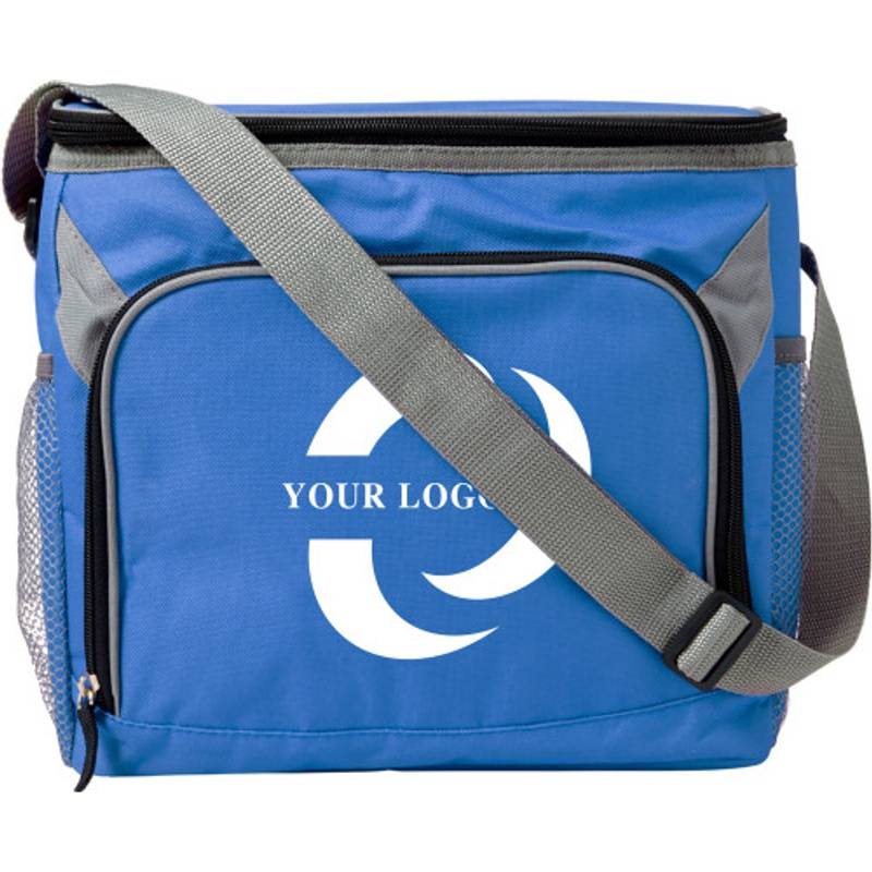 Chladiaca taška, 600D, zapínanie na zips, biela Chladiaca taška, 600D, zapínanie na zips, biela