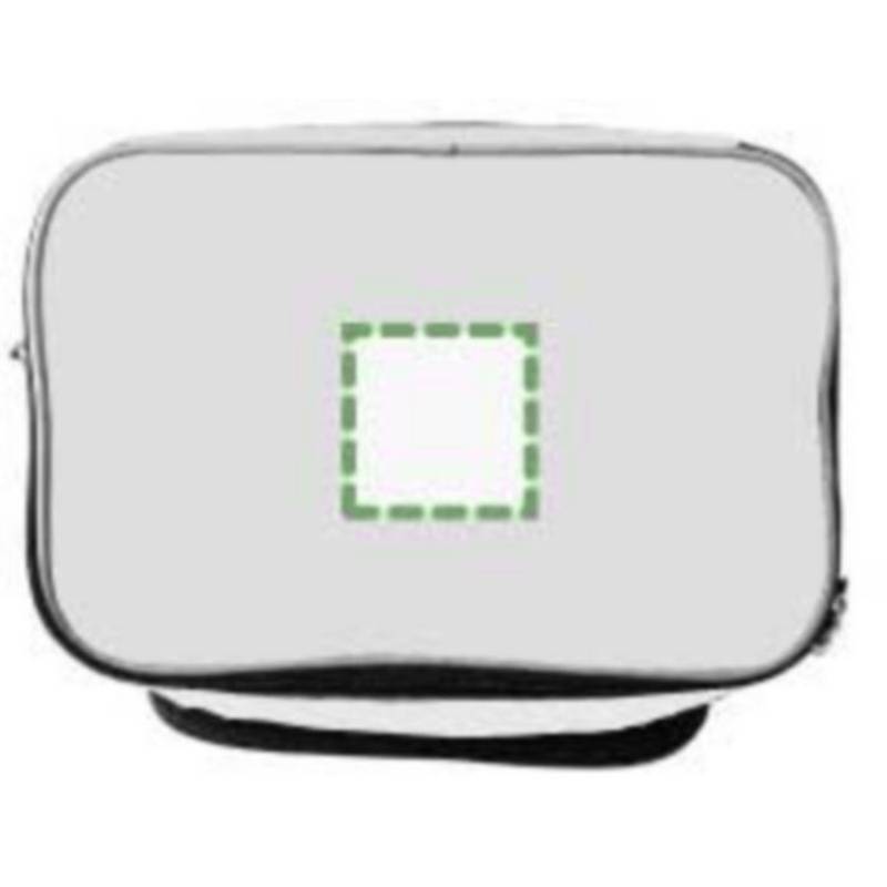 Chladiaca taška, 600D, zapínanie na zips, biela Chladiaca taška, 600D, zapínanie na zips, biela