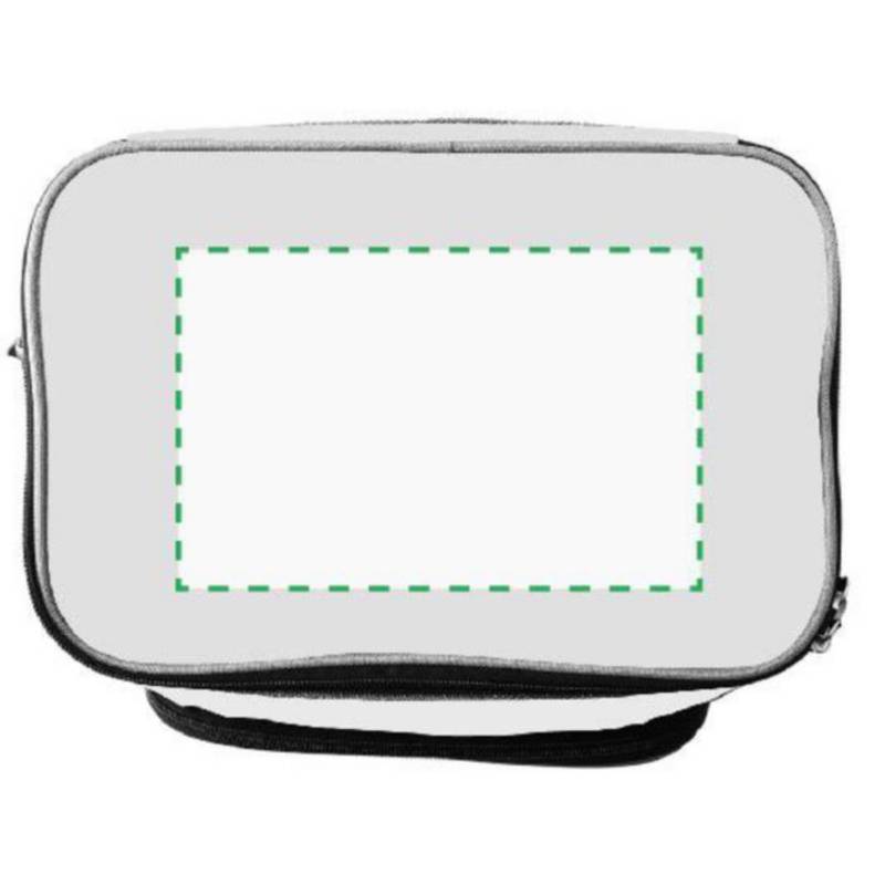 Chladiaca taška, 600D, zapínanie na zips, biela Chladiaca taška, 600D, zapínanie na zips, biela