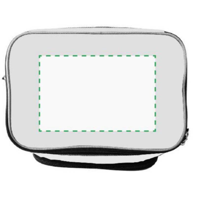 Chladiaca taška, 600D, zapínanie na zips, biela Chladiaca taška, 600D, zapínanie na zips, biela