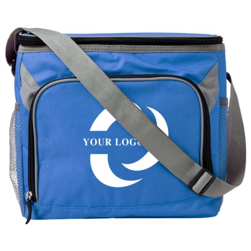 Chladiaca taška, 600D, zapínanie na zips, biela Chladiaca taška, 600D, zapínanie na zips, biela