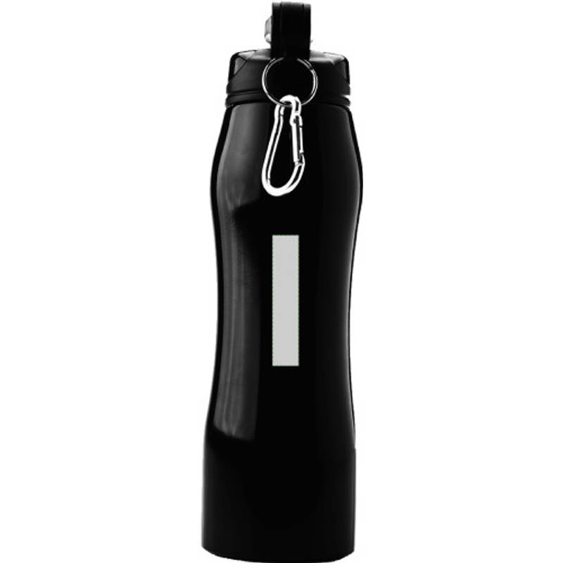 ARWEN nerezová láhev na pití s karabinou, 750 ml, černá ARWEN nerezová láhev na pití s karabinou, 750 ml, černá