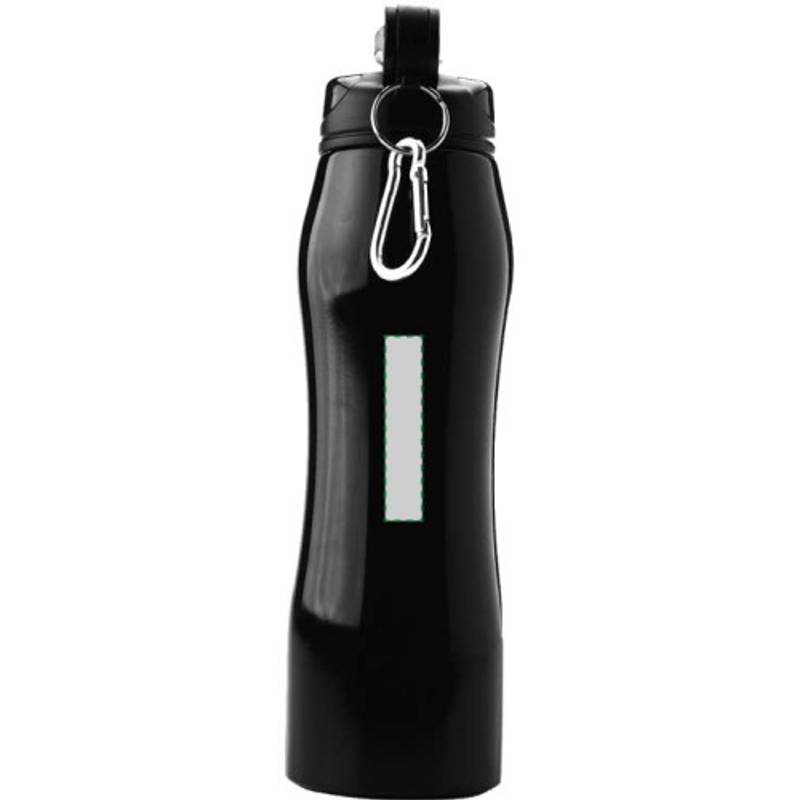 ARWEN nerezová láhev na pití s karabinou, 750 ml, černá ARWEN nerezová láhev na pití s karabinou, 750 ml, černá