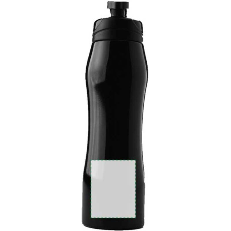 ARWEN nerezová fľaša na pitie s karabínou, 750 ml, strieborná