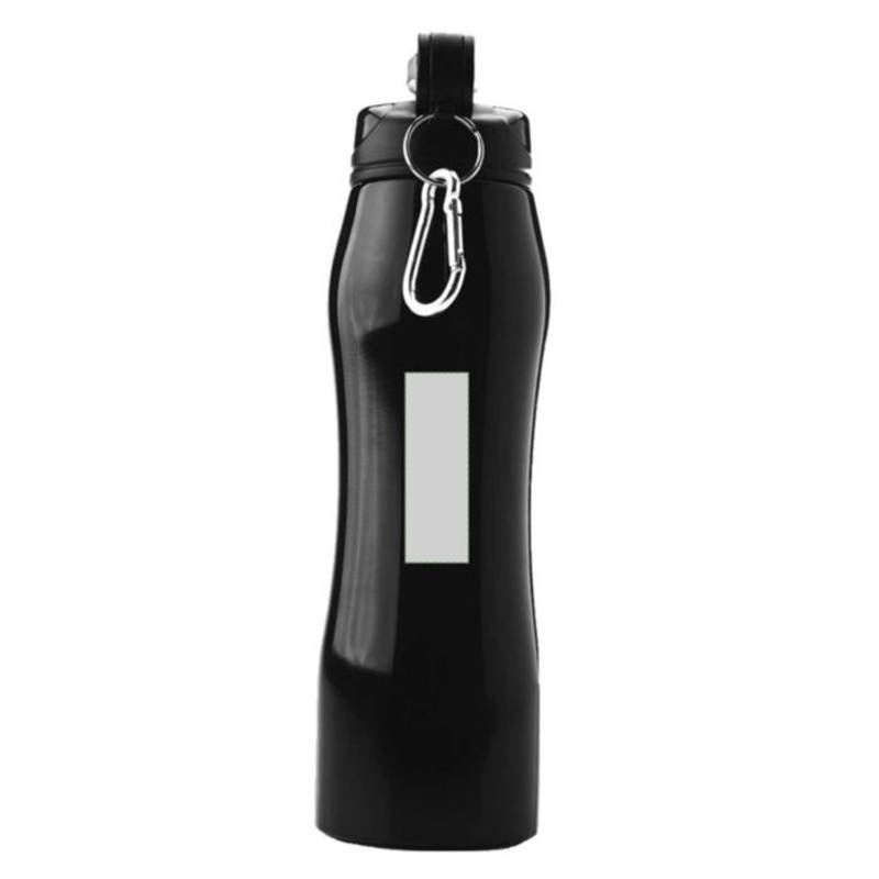 ARWEN nerezová láhev na pití s karabinou, 750 ml, černá ARWEN nerezová láhev na pití s karabinou, 750 ml, černá