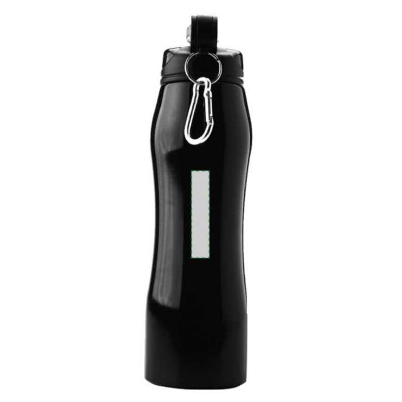 ARWEN nerezová láhev na pití s karabinou, 750 ml, černá ARWEN nerezová láhev na pití s karabinou, 750 ml, černá