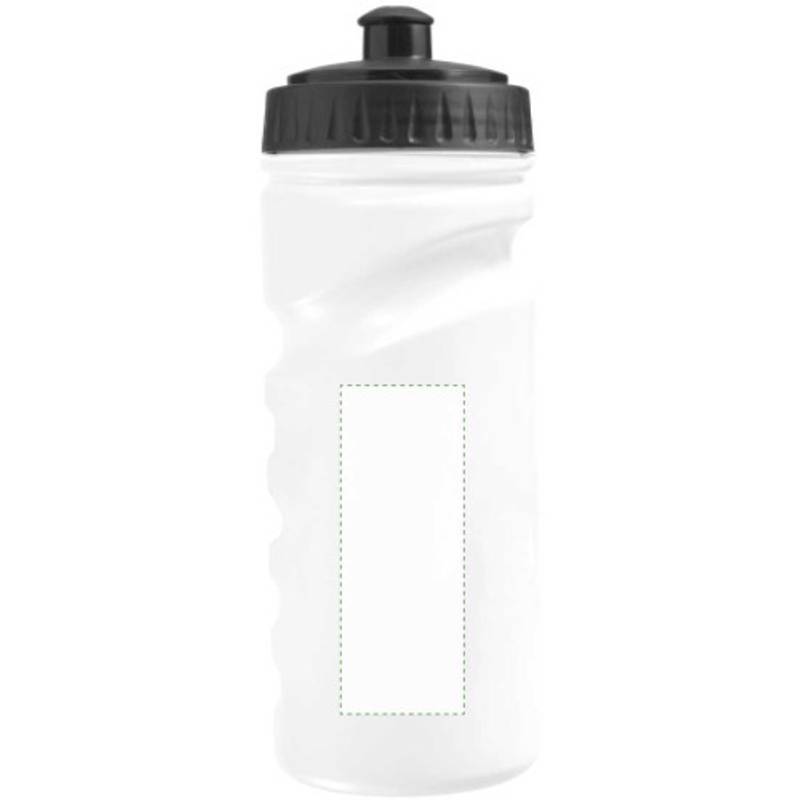 HARUN recyklovateľná plastová fľaša na vodu, 500 ml, biela HARUN recyklovateľná plastová fľaša na vodu, 500 ml, biela