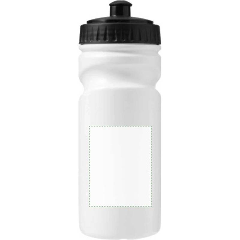 HARUN recyklovateľná plastová fľaša na vodu, 500 ml, biela HARUN recyklovateľná plastová fľaša na vodu, 500 ml, biela