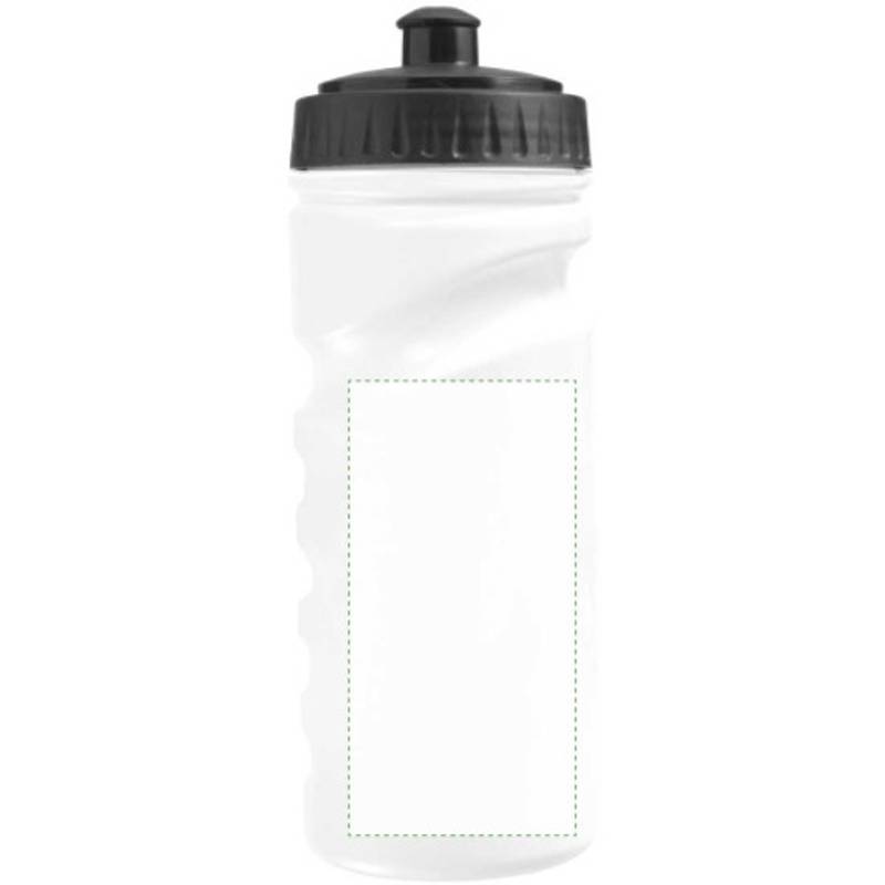 HARUN recyklovateľná plastová fľaša na vodu, 500 ml, biela HARUN recyklovateľná plastová fľaša na vodu, 500 ml, biela