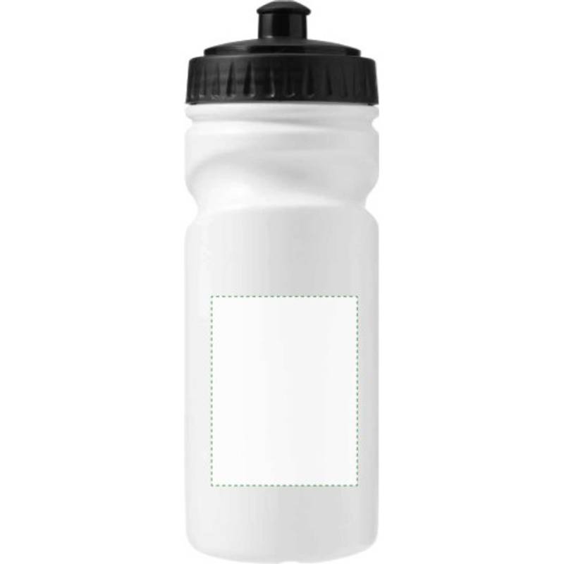 HARUN recyklovateľná plastová fľaša na vodu, 500 ml, biela HARUN recyklovateľná plastová fľaša na vodu, 500 ml, biela