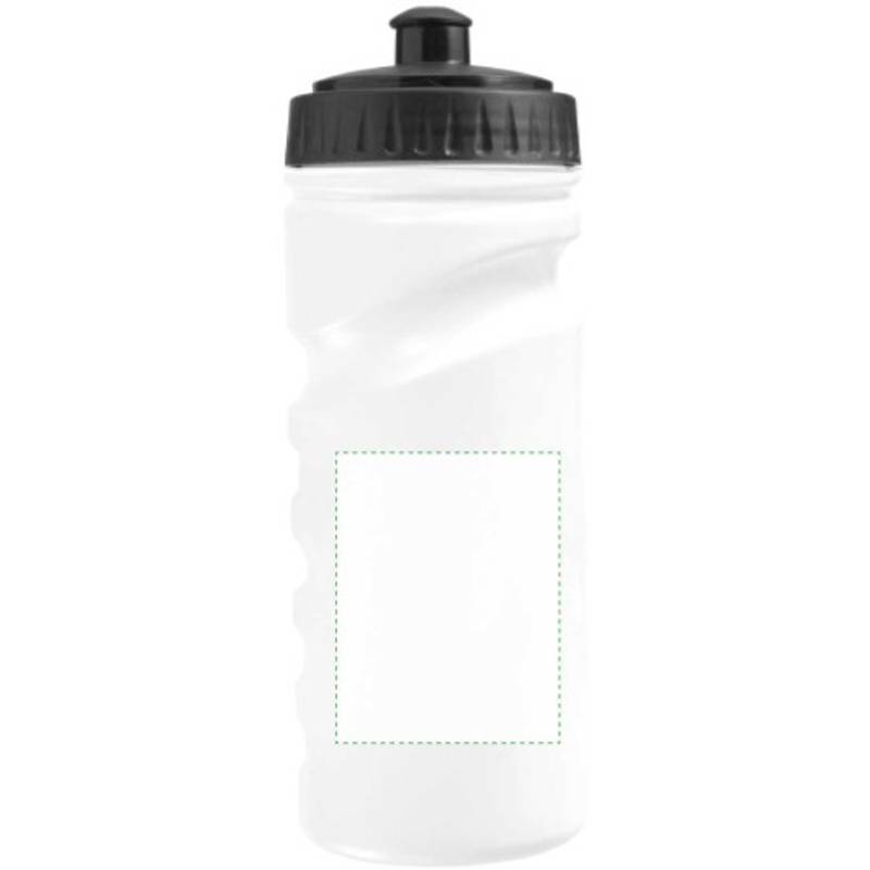 HARUN recyklovateľná plastová fľaša na vodu, 500 ml, biela HARUN recyklovateľná plastová fľaša na vodu, 500 ml, biela