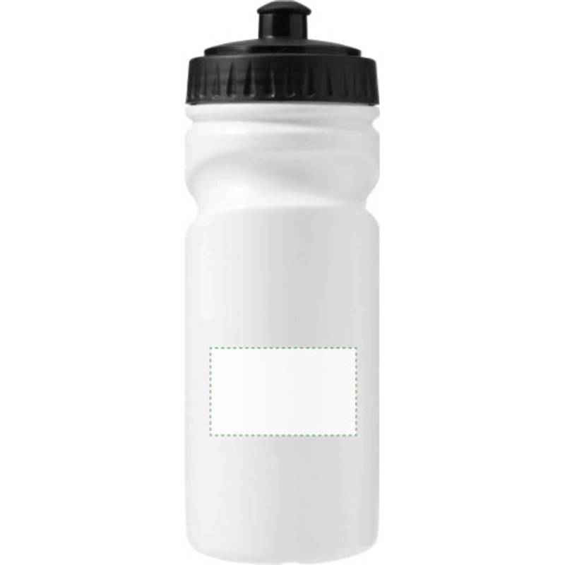 HARUN recyklovateľná plastová fľaša na vodu, 500 ml, biela HARUN recyklovateľná plastová fľaša na vodu, 500 ml, biela