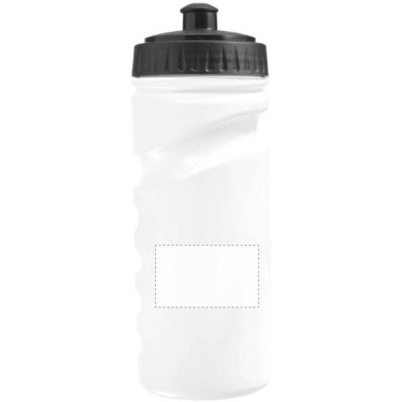 HARUN recyklovateľná plastová fľaša na vodu, 500 ml, biela HARUN recyklovateľná plastová fľaša na vodu, 500 ml, biela