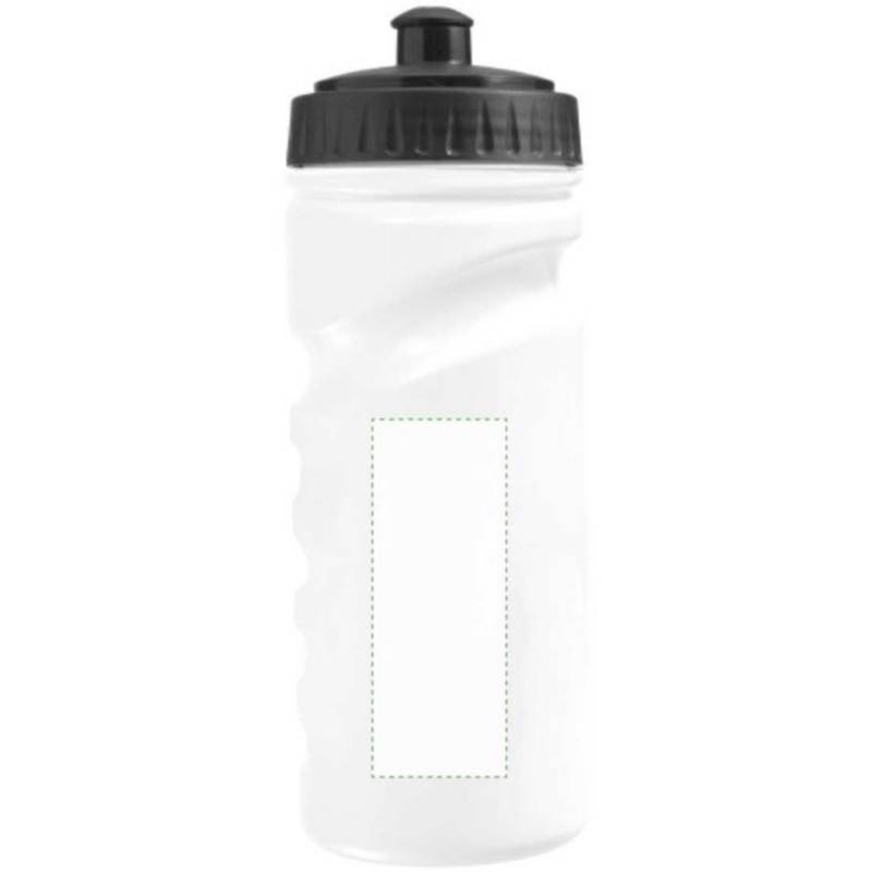 HARUN recyklovateľná plastová fľaša na vodu, 500 ml, biela HARUN recyklovateľná plastová fľaša na vodu, 500 ml, biela