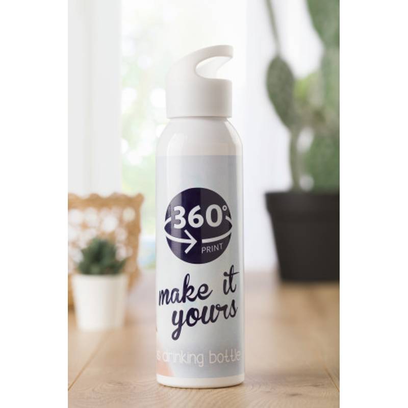 Zenika láhev na vodu s uzávěrem, 600 ml, černá Zenika láhev na vodu s uzávěrem, 600 ml, černá