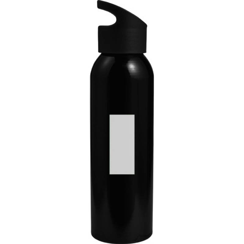 Zenika láhev na vodu s uzávěrem, 600 ml, černá Zenika láhev na vodu s uzávěrem, 600 ml, černá