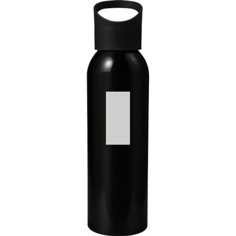 Zenika láhev na vodu s uzávěrem, 600 ml, černá Zenika láhev na vodu s uzávěrem, 600 ml, černá